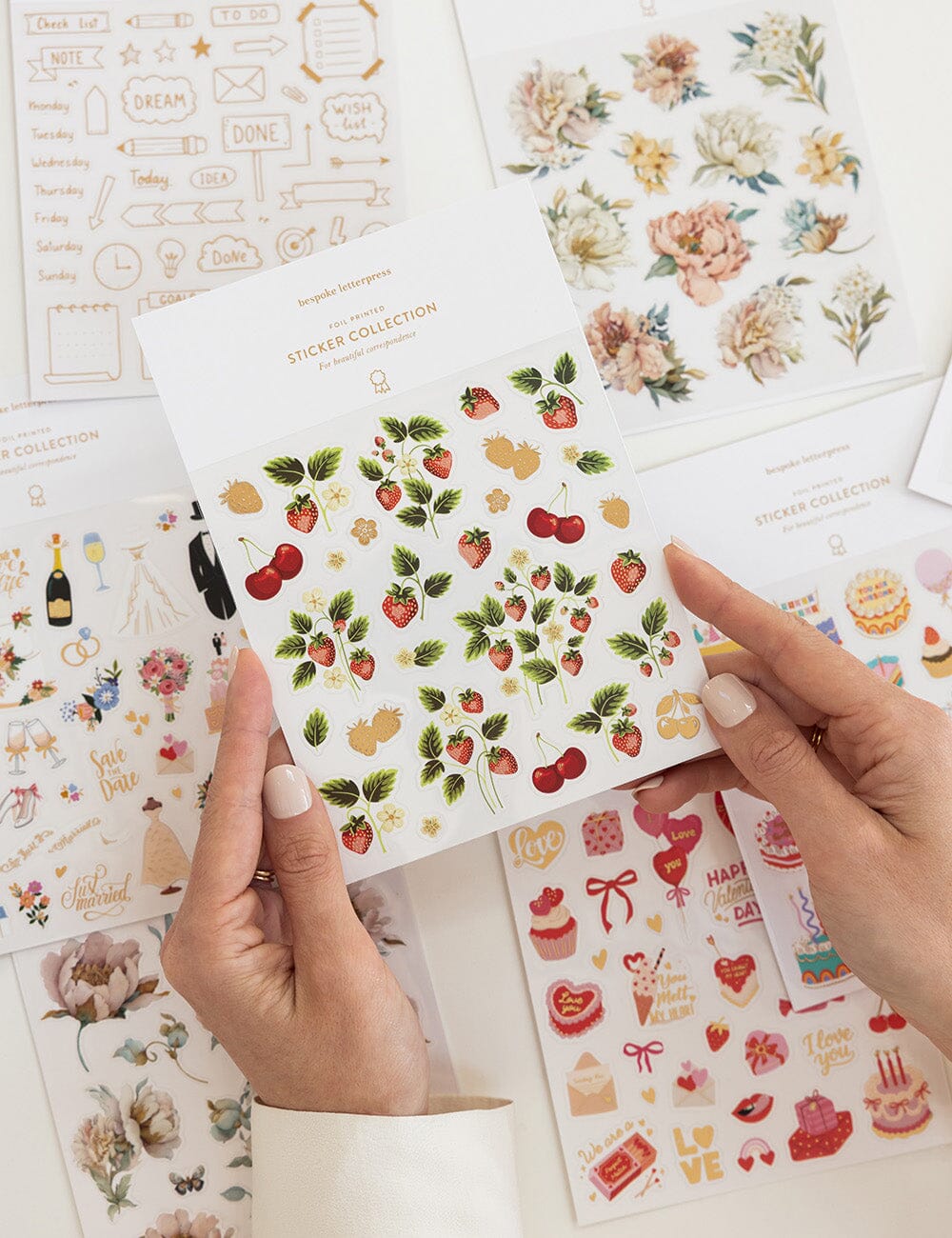Strawberries Sticker Sheet