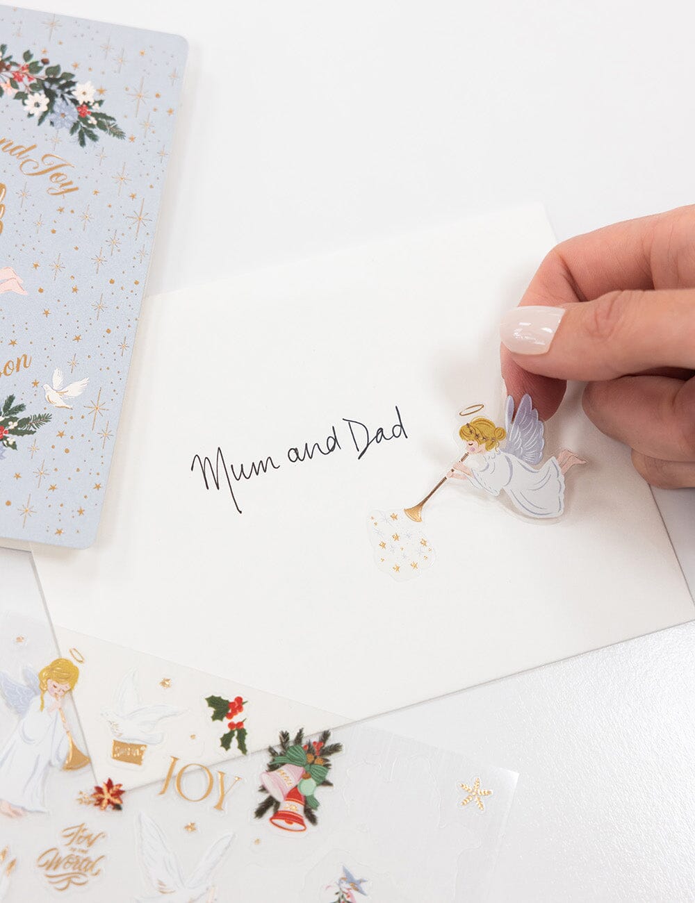 Christmas Angels Sticker Sheet