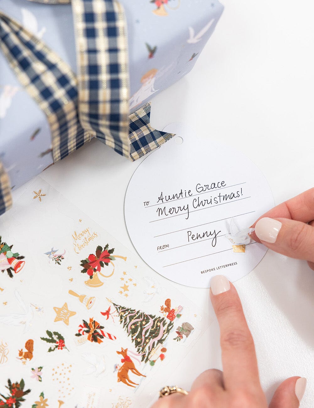 Christmas Angels Sticker Sheet