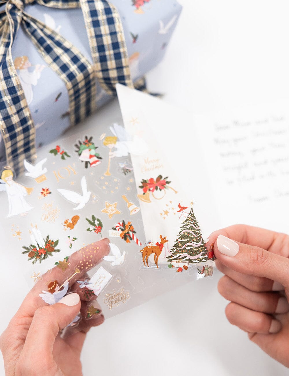 Christmas Angels Sticker Sheet