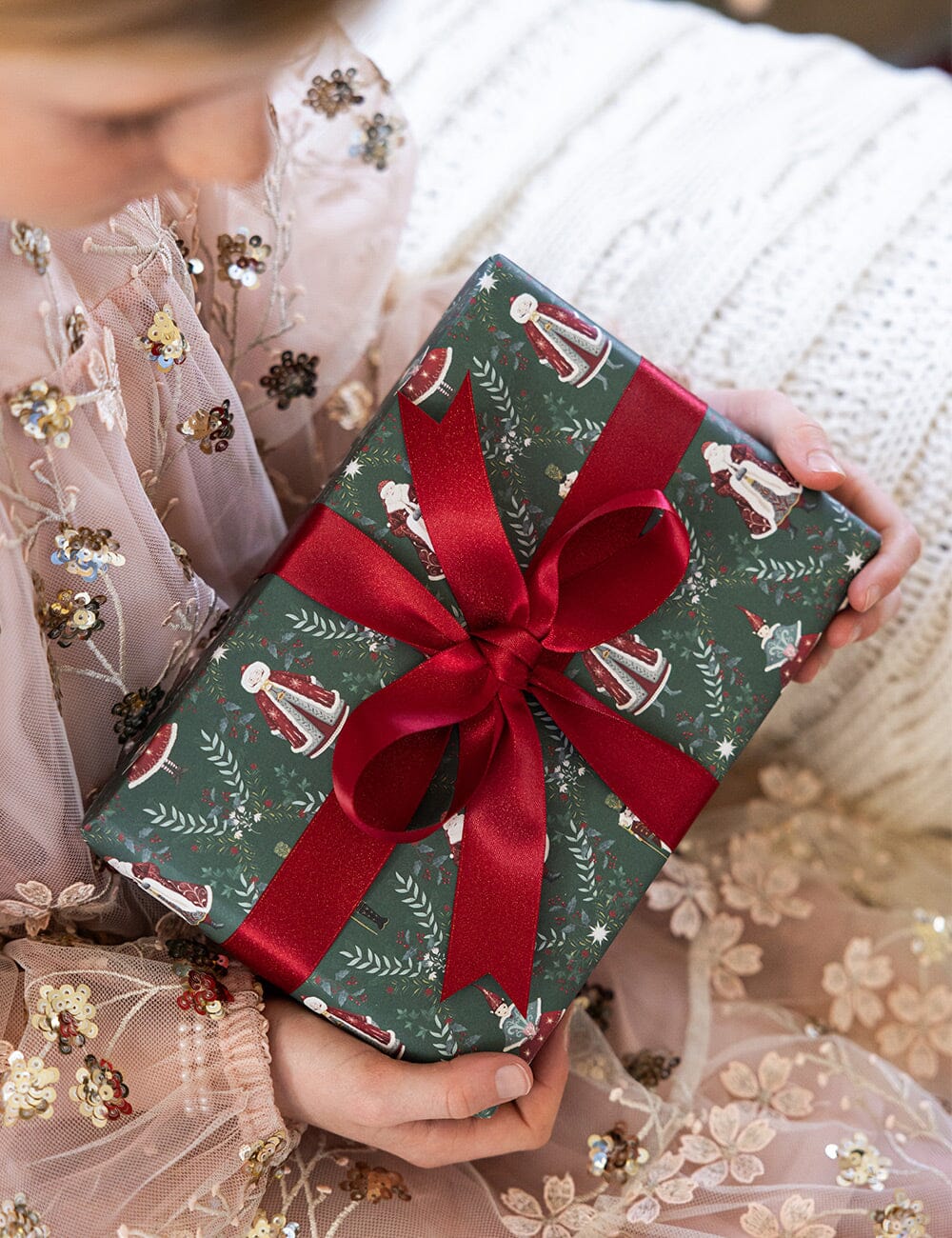 Red Shimmer Satin Ribbon 30 Meters Shimmer Ribbon Bespoke Letterpress 