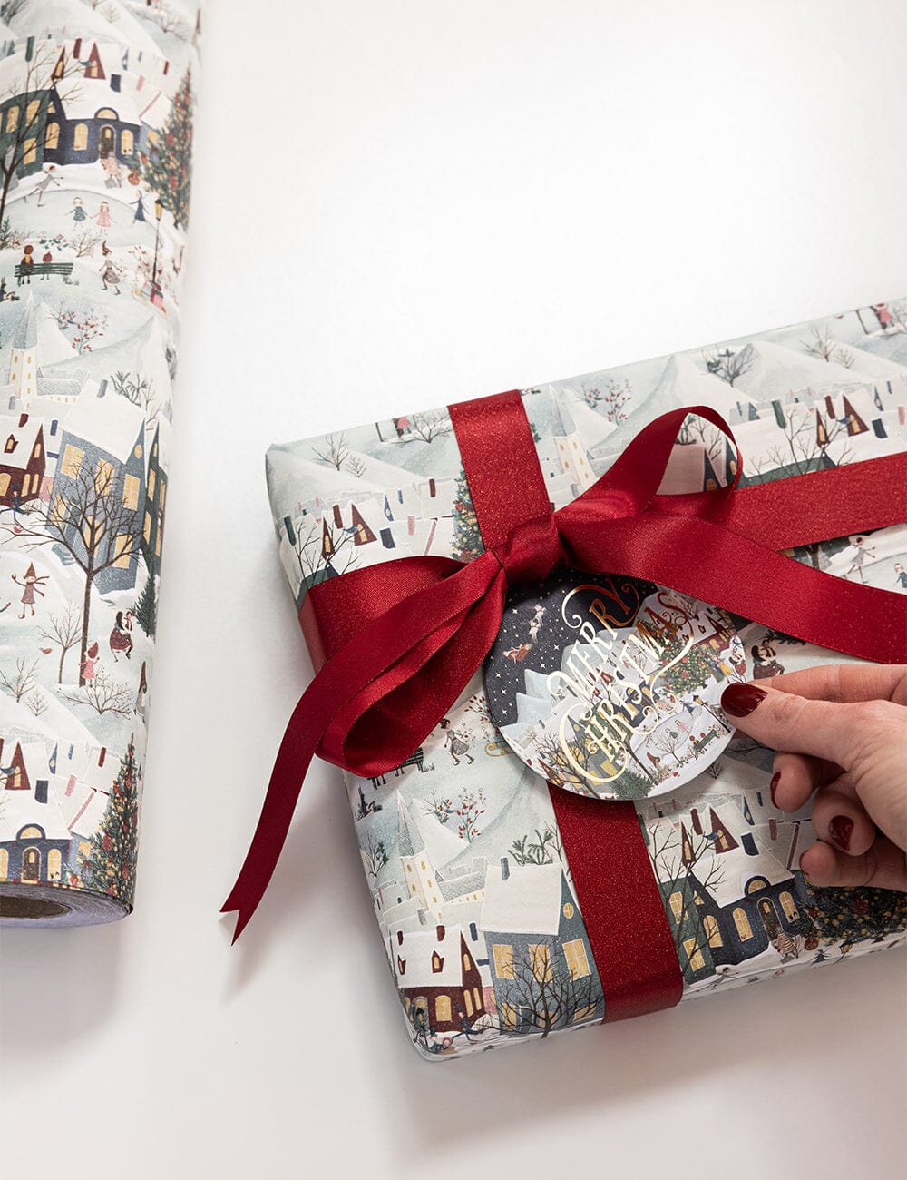 Red Shimmer Satin Ribbon 30 Meters Shimmer Ribbon Bespoke Letterpress 