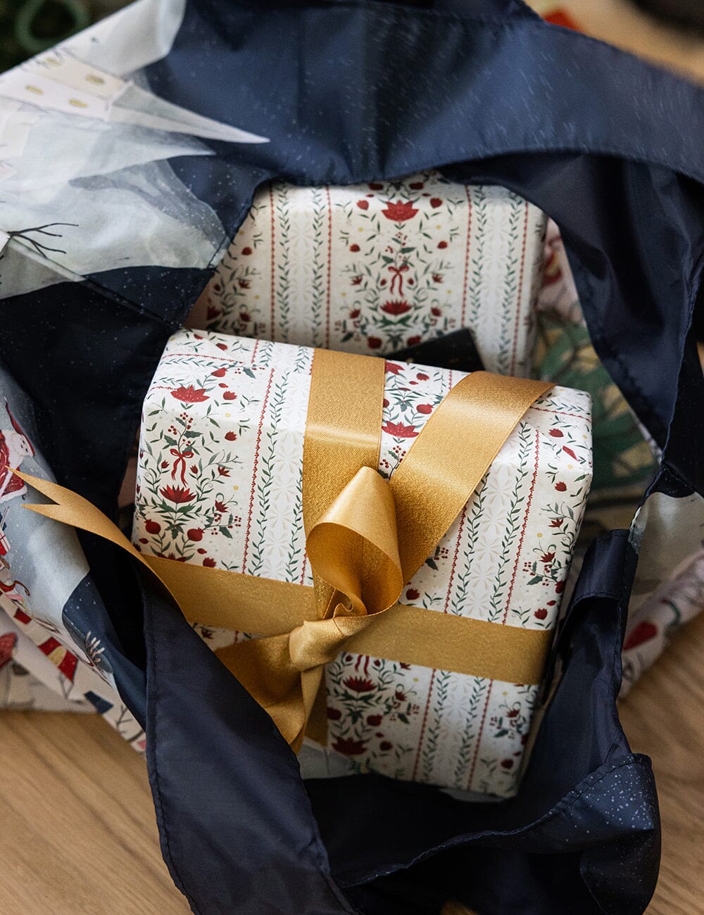 Gold Shimmer Satin Ribbon 30 Meters