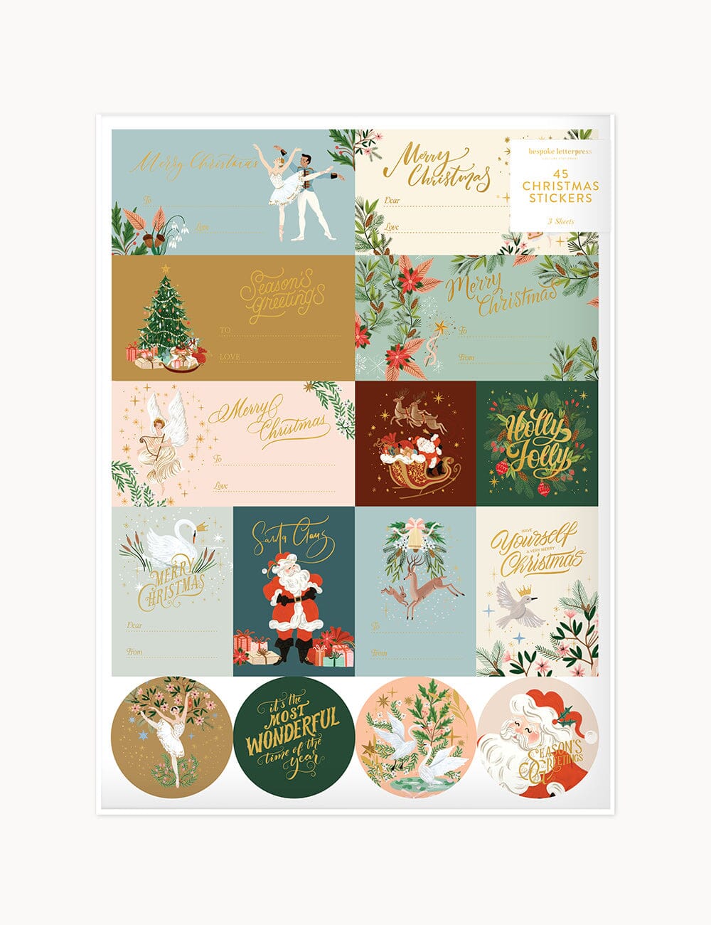 An Enchanted Christmas Sticker Pack - 45 stickers