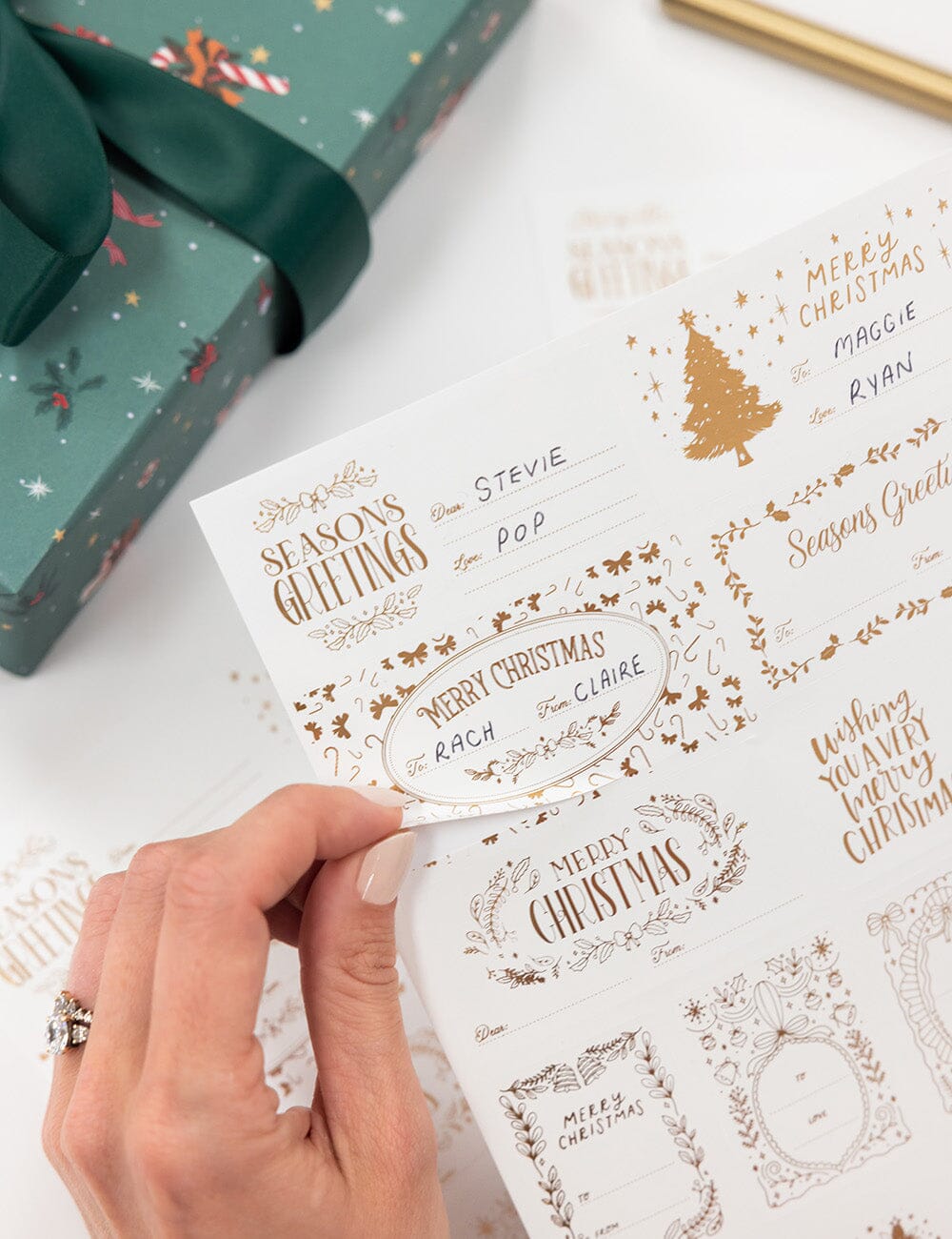 Classic Christmas Stickers Pack - 45 stickers