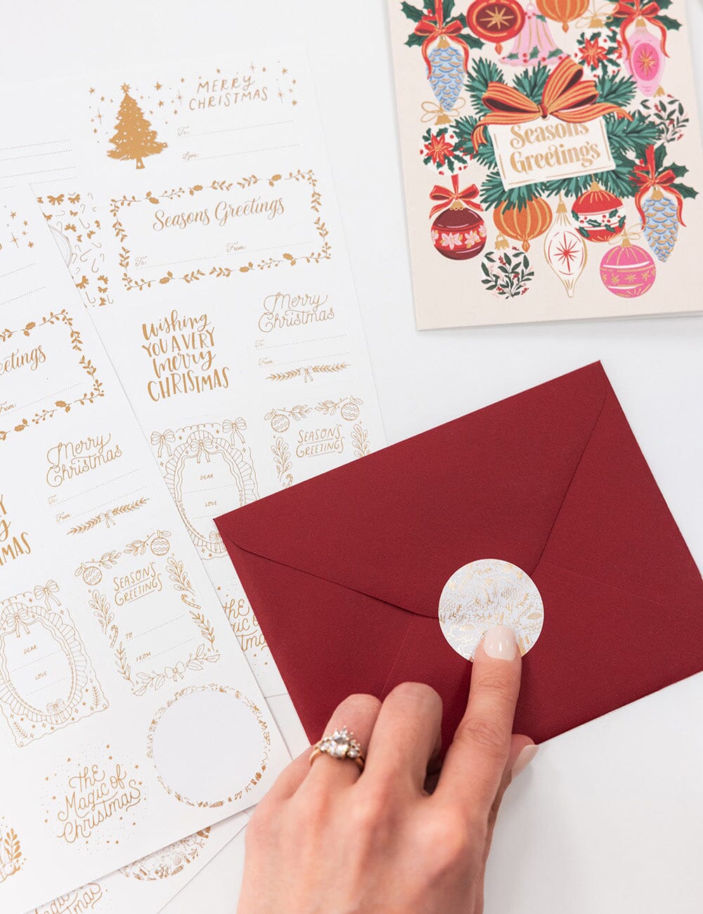 Classic Christmas Stickers Pack - 45 stickers