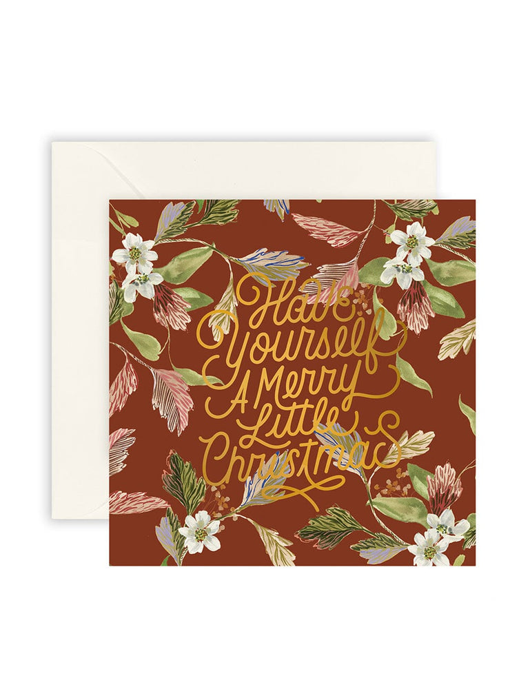 "Have yourself a Merry Little Christmas" Red Small Christmas Card