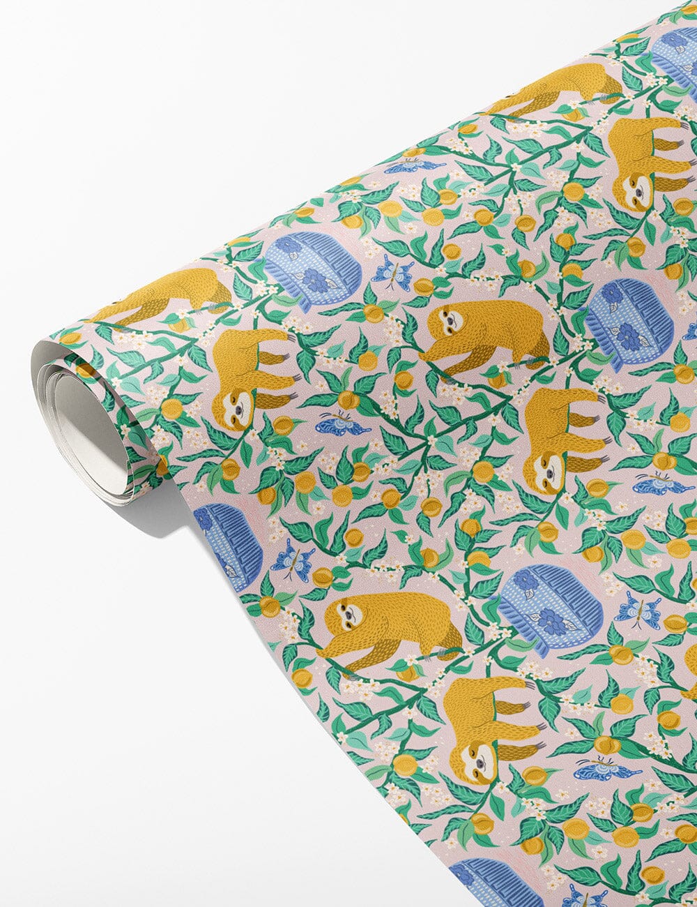 Gift Wrap Roll 30m - Sloth