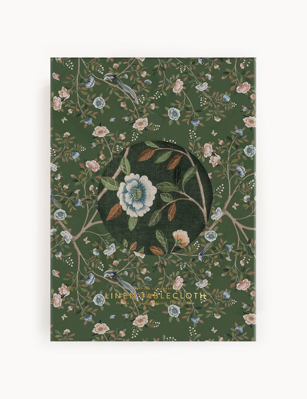 Camellia Tree Linen Tablecloth