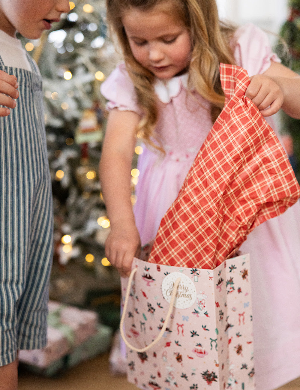 Tissue Paper - Christmas Red Check
