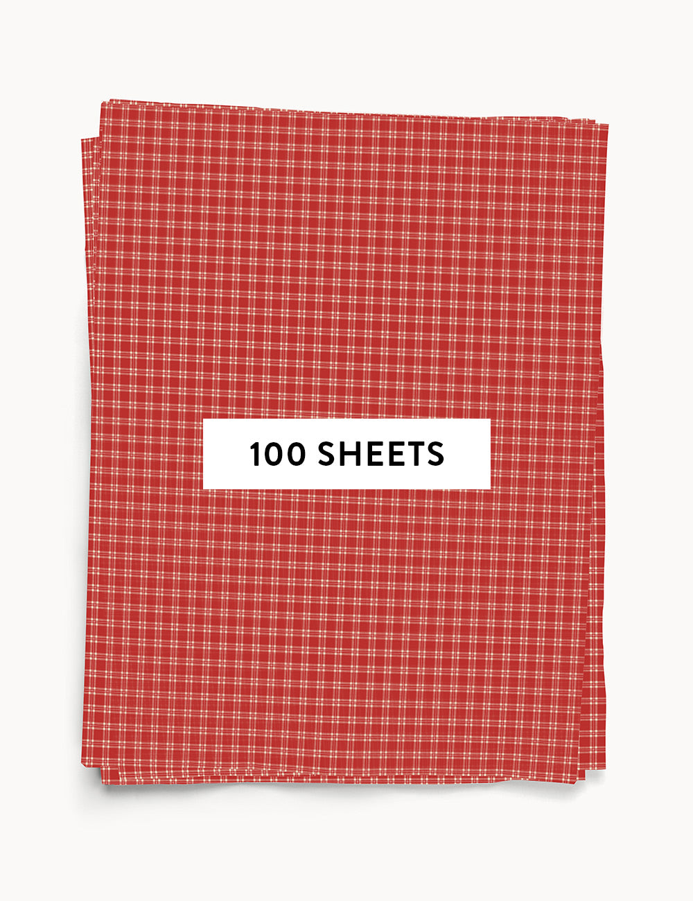 Tissue Paper - Christmas Red Check