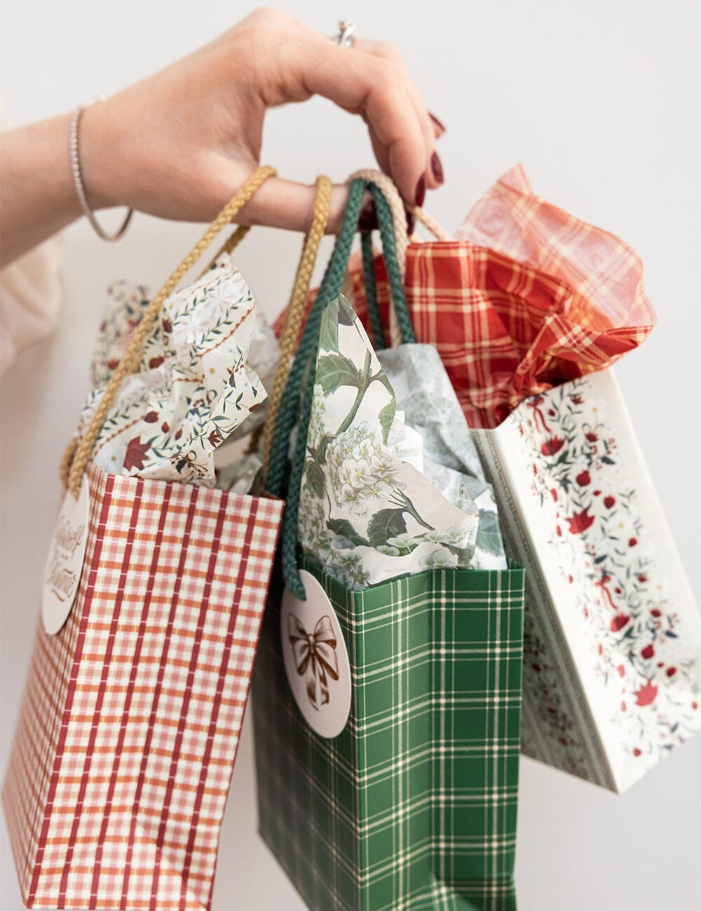 4pk Tissue Paper - Hydrangea