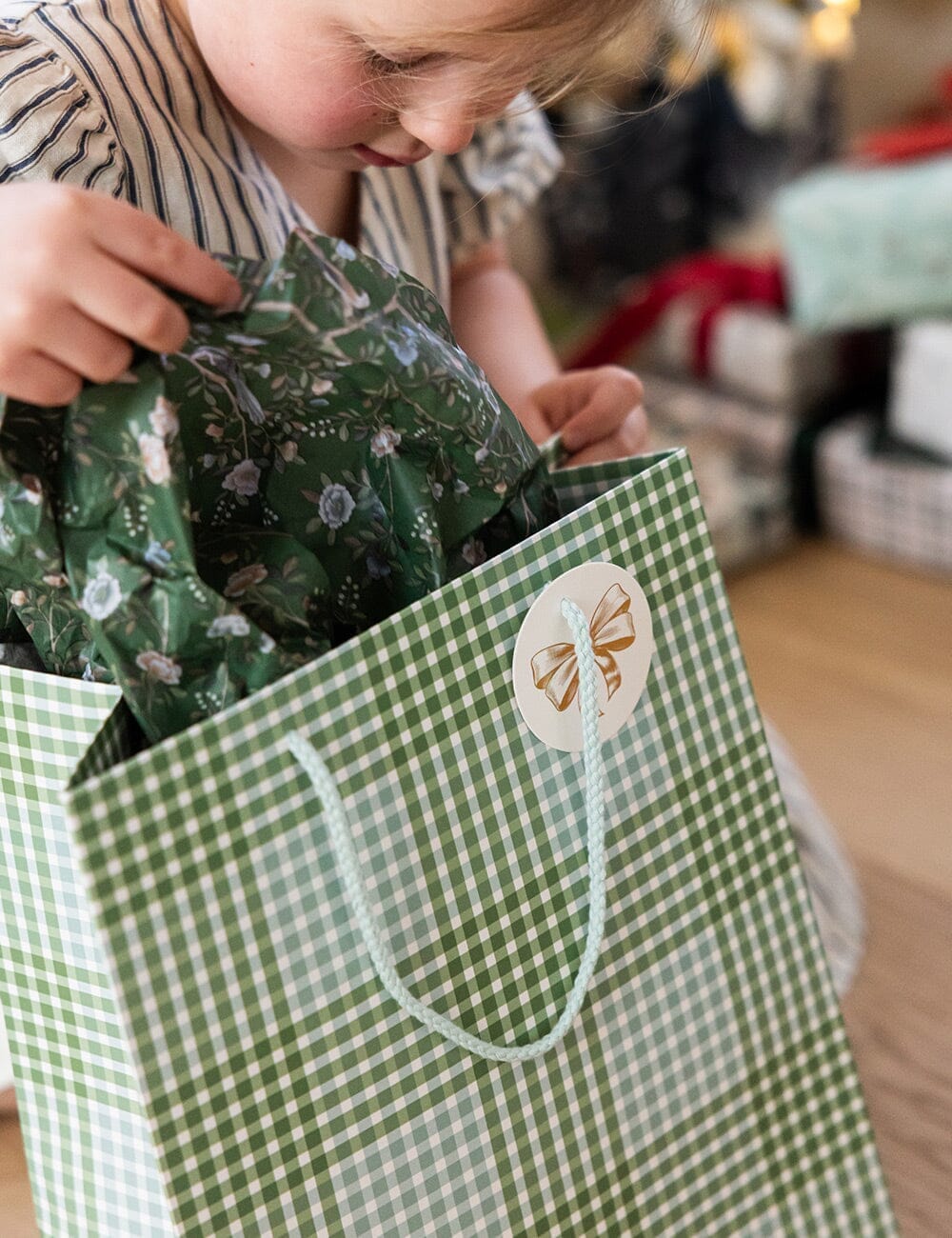 4pk Tissue Paper - Camellia Tree