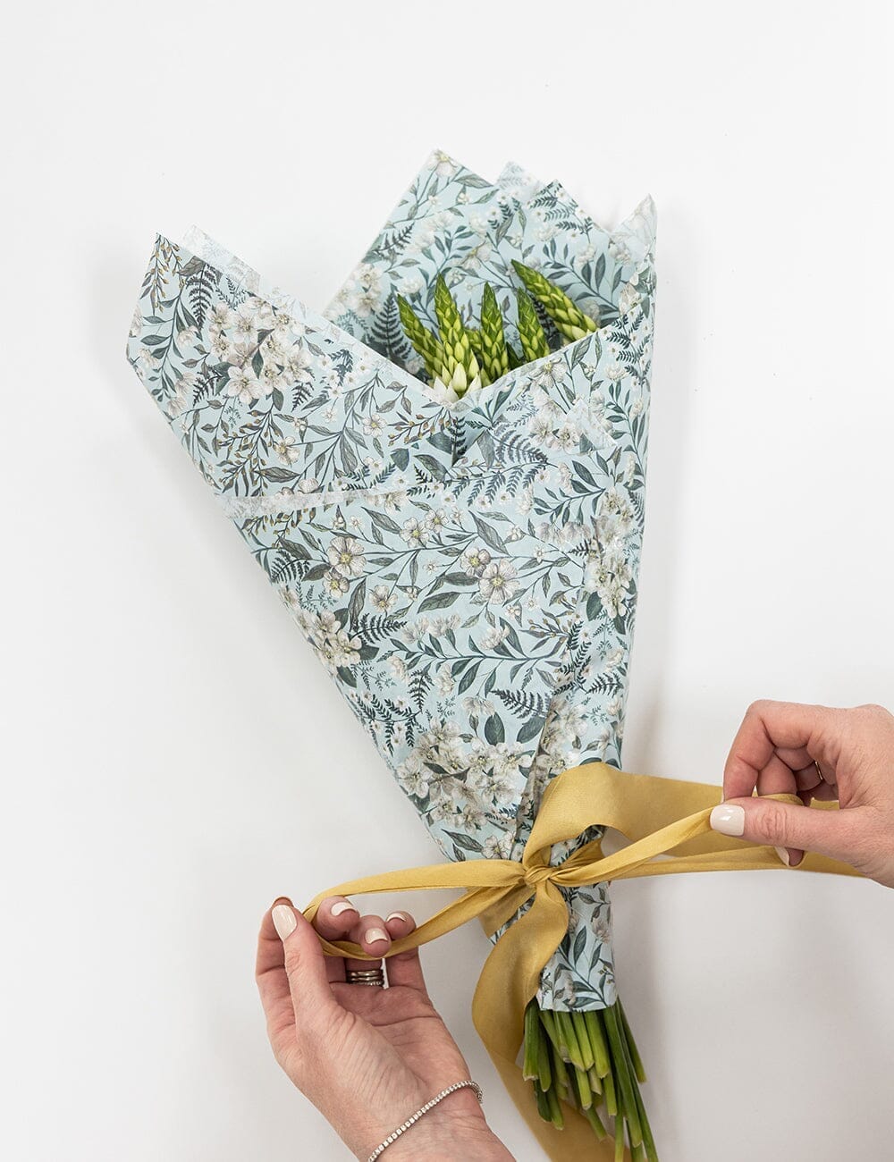 30pk Tissue Paper - Ivory Garden