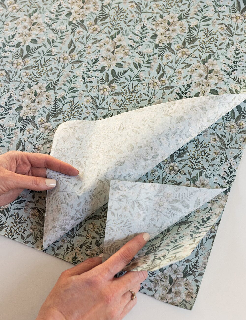 30pk Tissue Paper - Ivory Garden