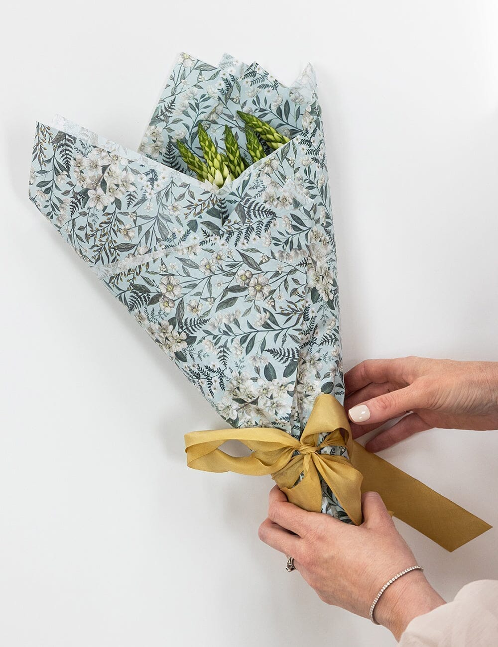 30pk Tissue Paper - Ivory Garden