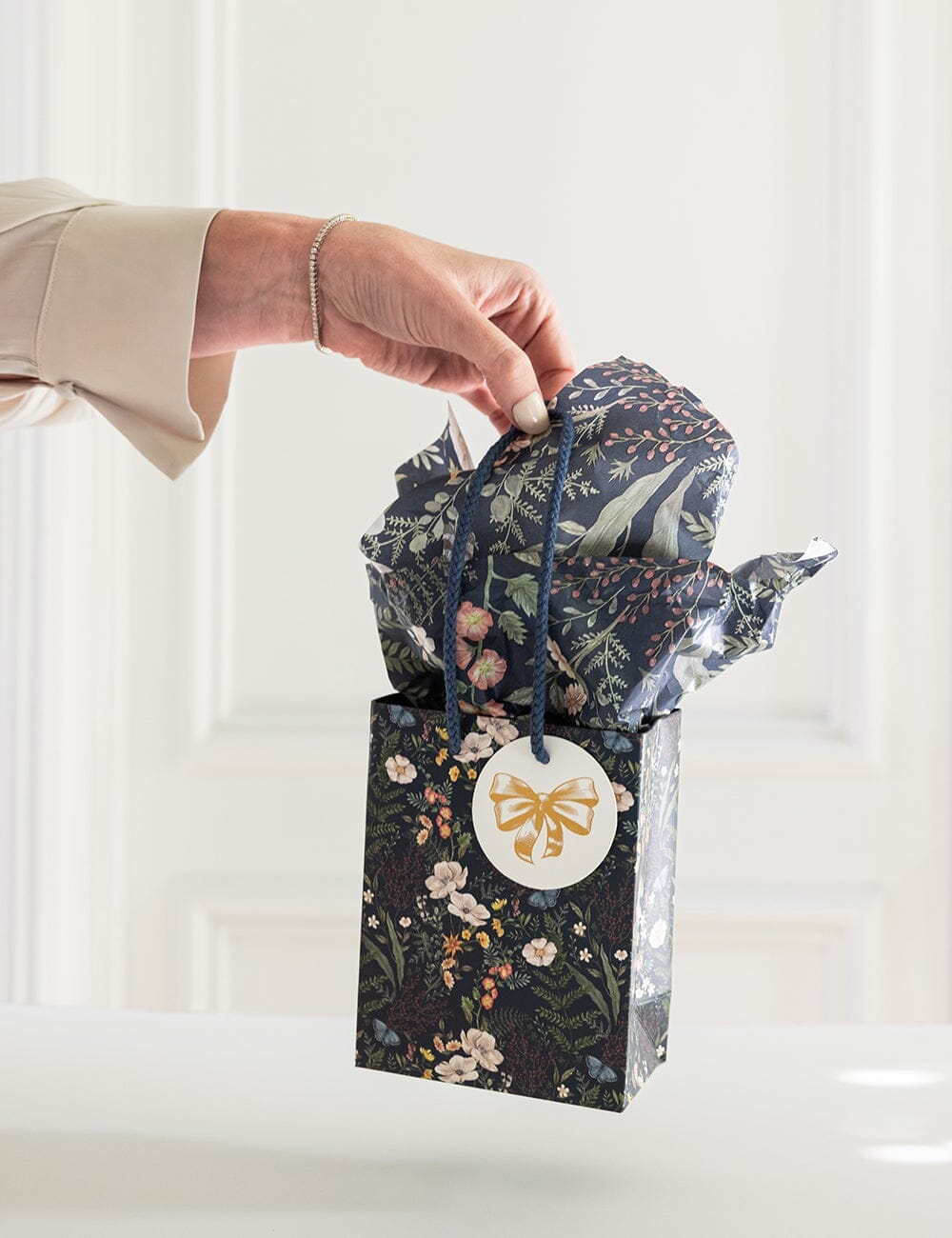4pk Tissue Paper - Dusk In Bloom