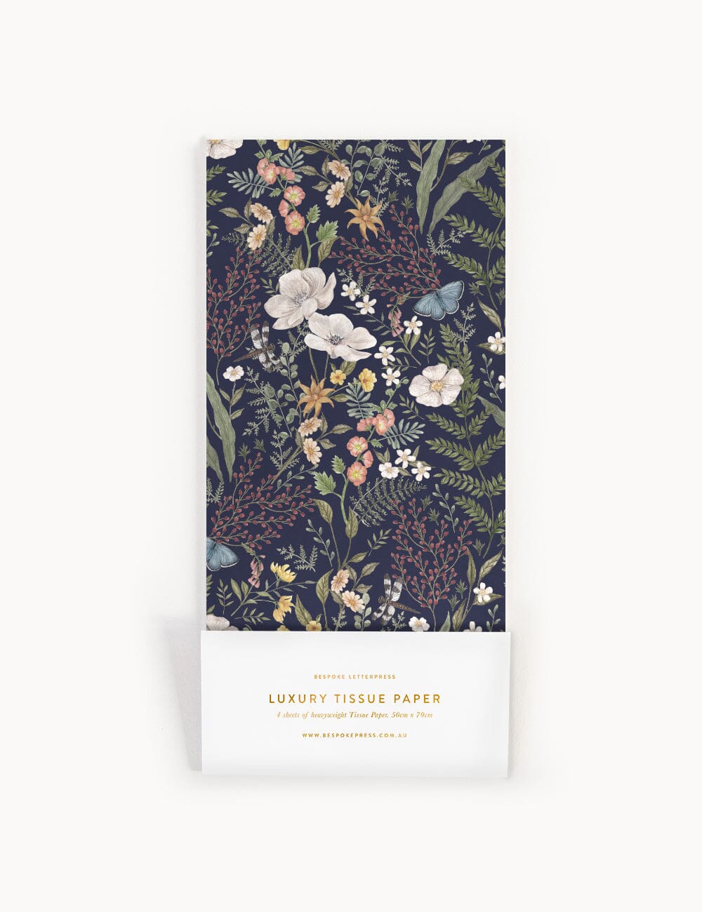 4pk Tissue Paper - Dusk In Bloom