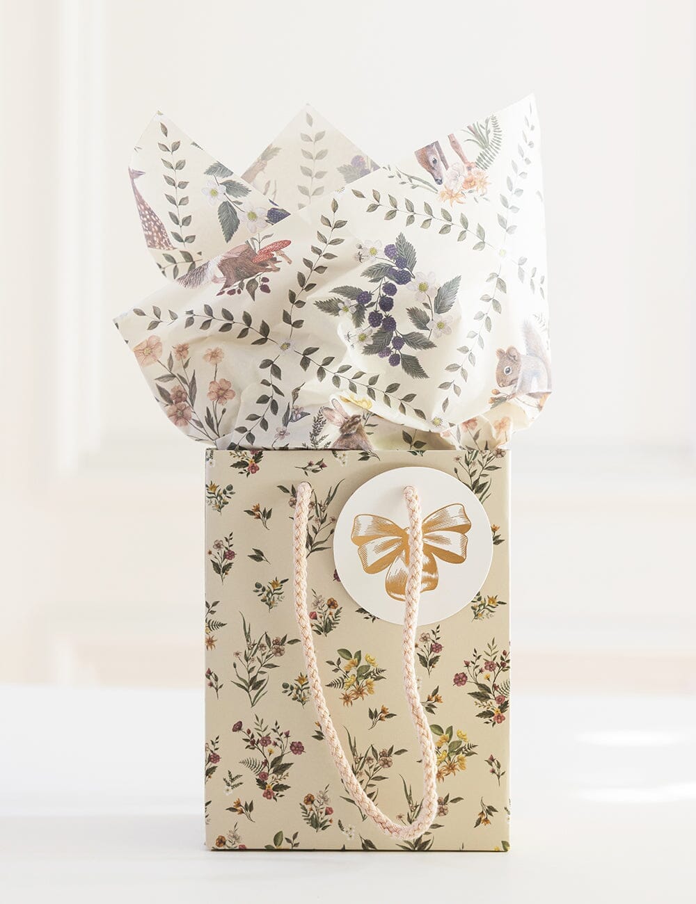 4pk Tissue Paper - Wildflower Trellis