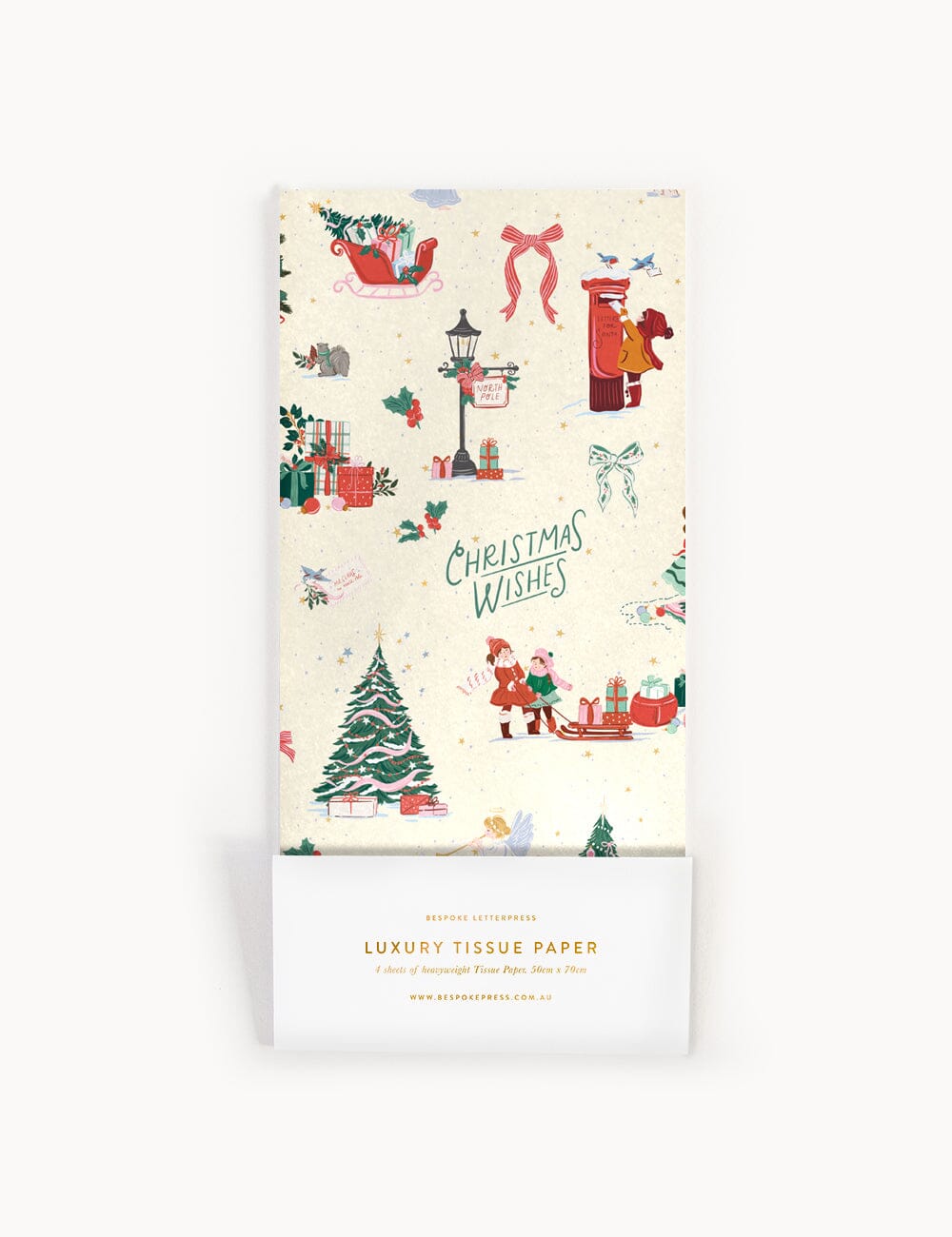 4pk Tissue Paper - Season of Joy