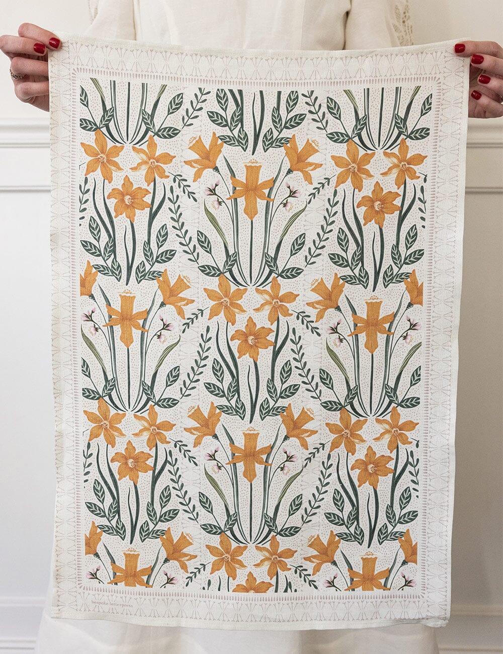 Daffodil 100% Linen Tea Towel