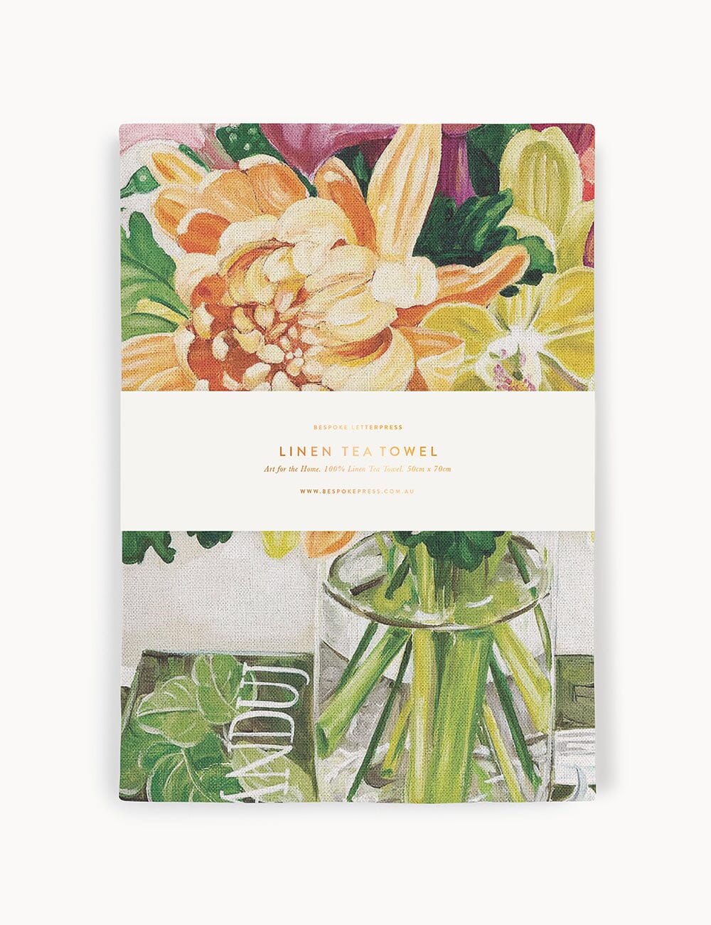 Fairy Wrens 100% Linen Tea Towel Tea Towel Bespoke Letterpress 