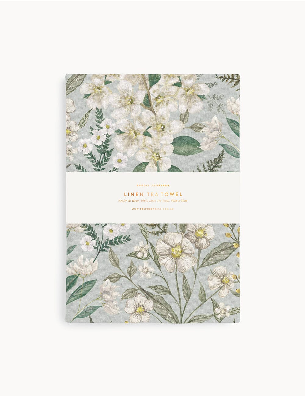 Ivory Garden 100% Linen Tea Towel