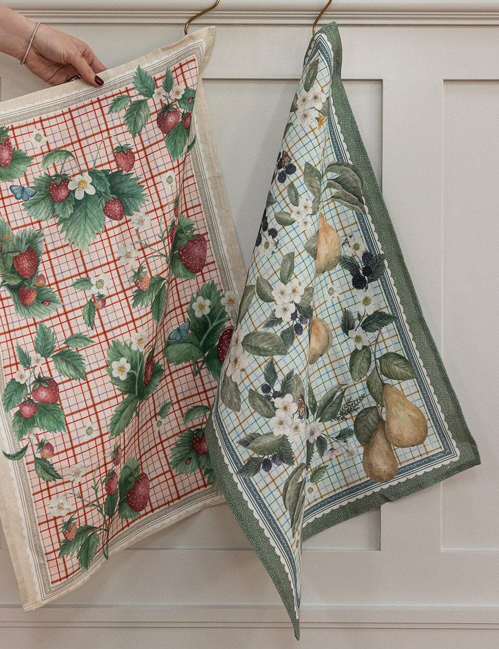 Pears 100% Linen Tea Towel