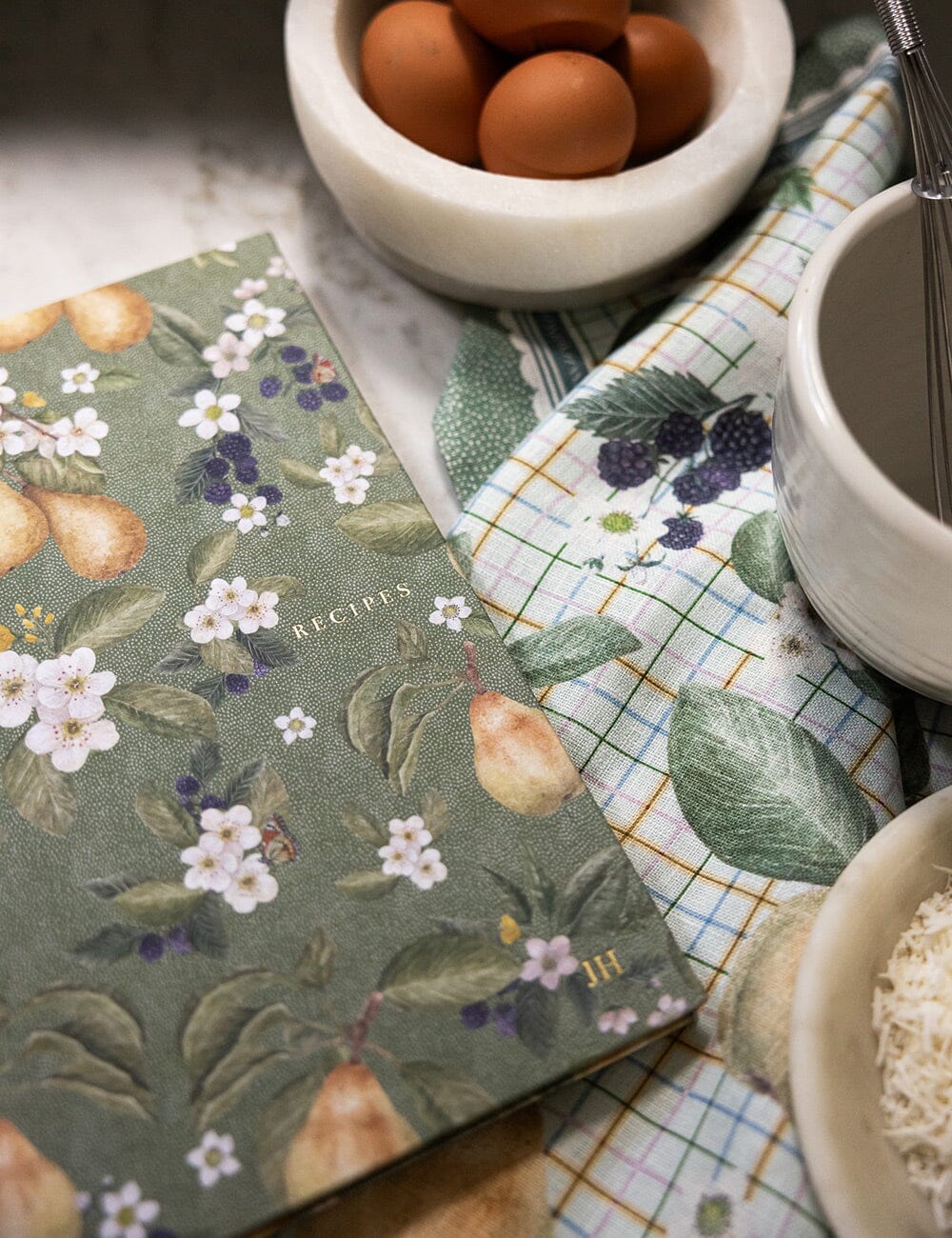 Pears 100% Linen Tea Towel