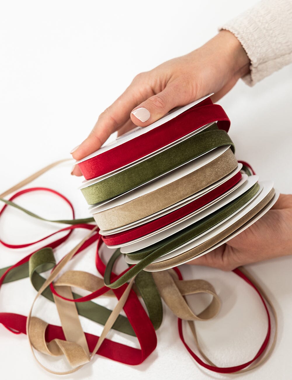 Soft Gold Velvet Ribbon 10 Meters