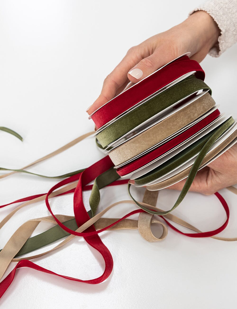 Soft Gold Velvet Ribbon 16mm 10 Meters