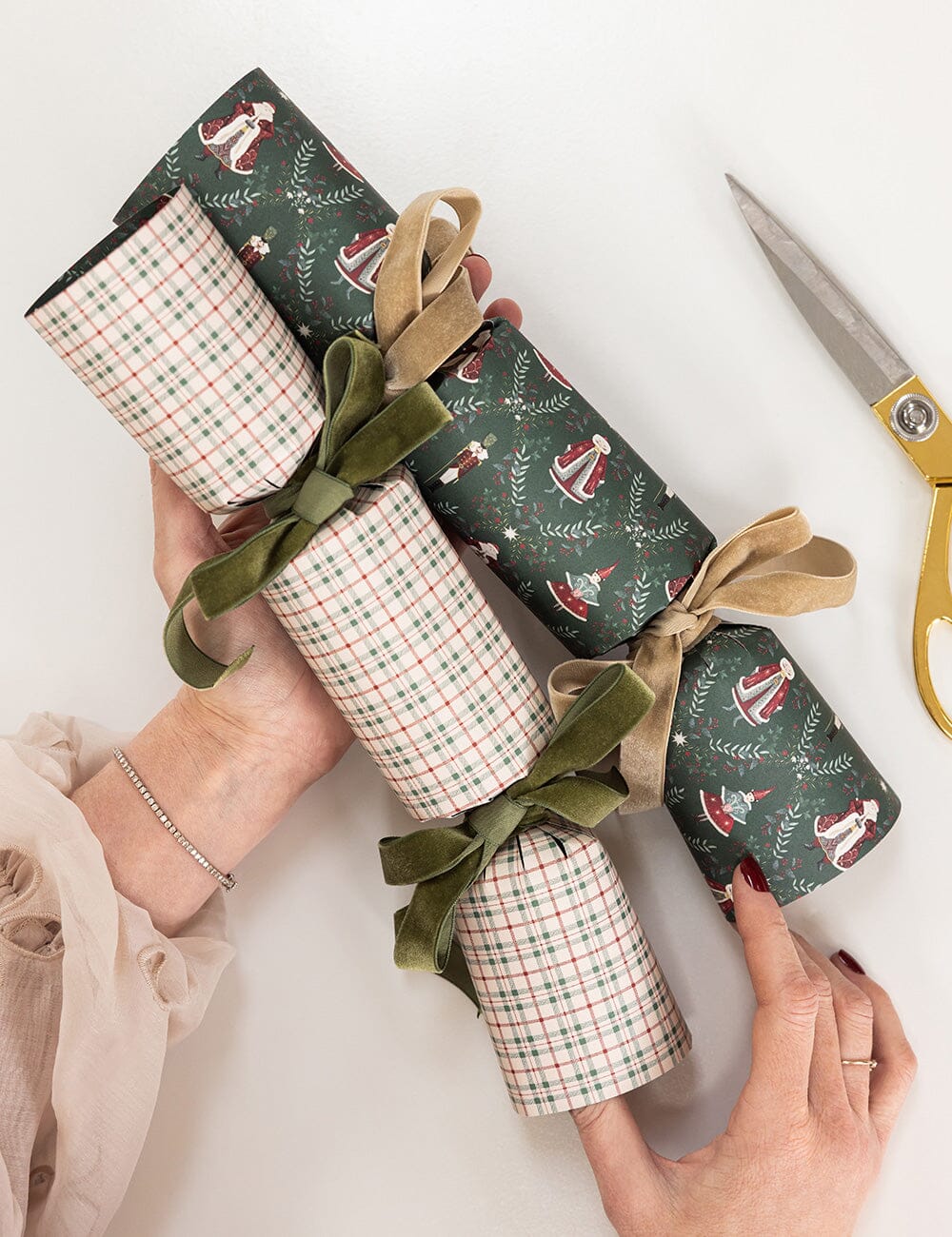 Olive Green Velvet Ribbon 16mm 10 Meters