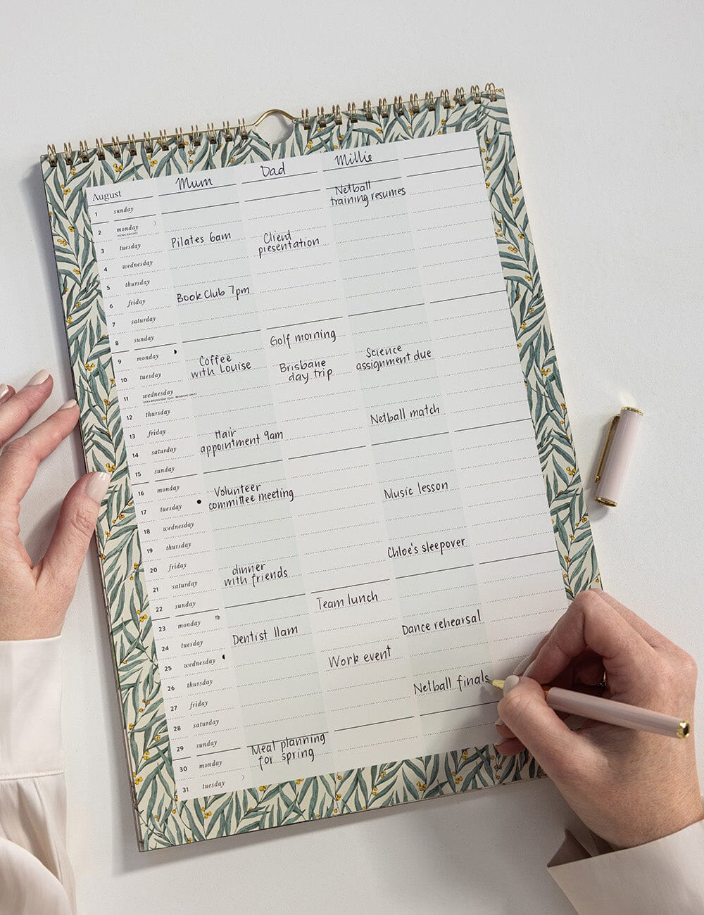 2027 Vertical Wall Planning Calendar