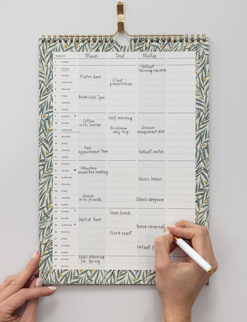2027 Vertical Wall Planning Calendar