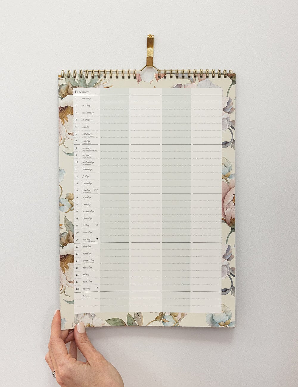 2027 Vertical Wall Planning Calendar