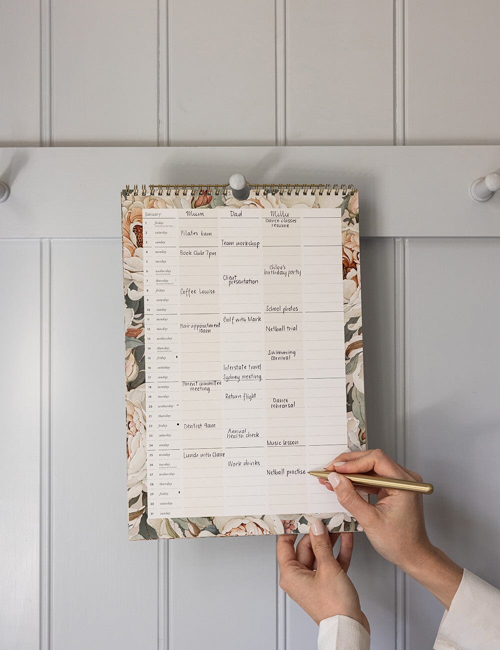 2027 Vertical Wall Planning Calendar