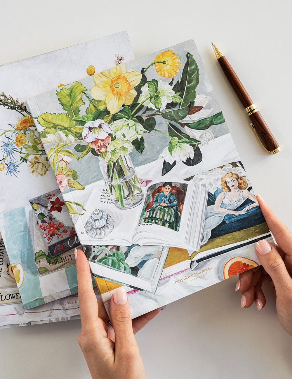 August Blooms Workbook Workbook Bespoke Letterpress 