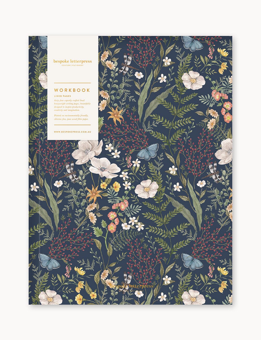 Dusk In Bloom Workbook Workbook Bespoke Letterpress 