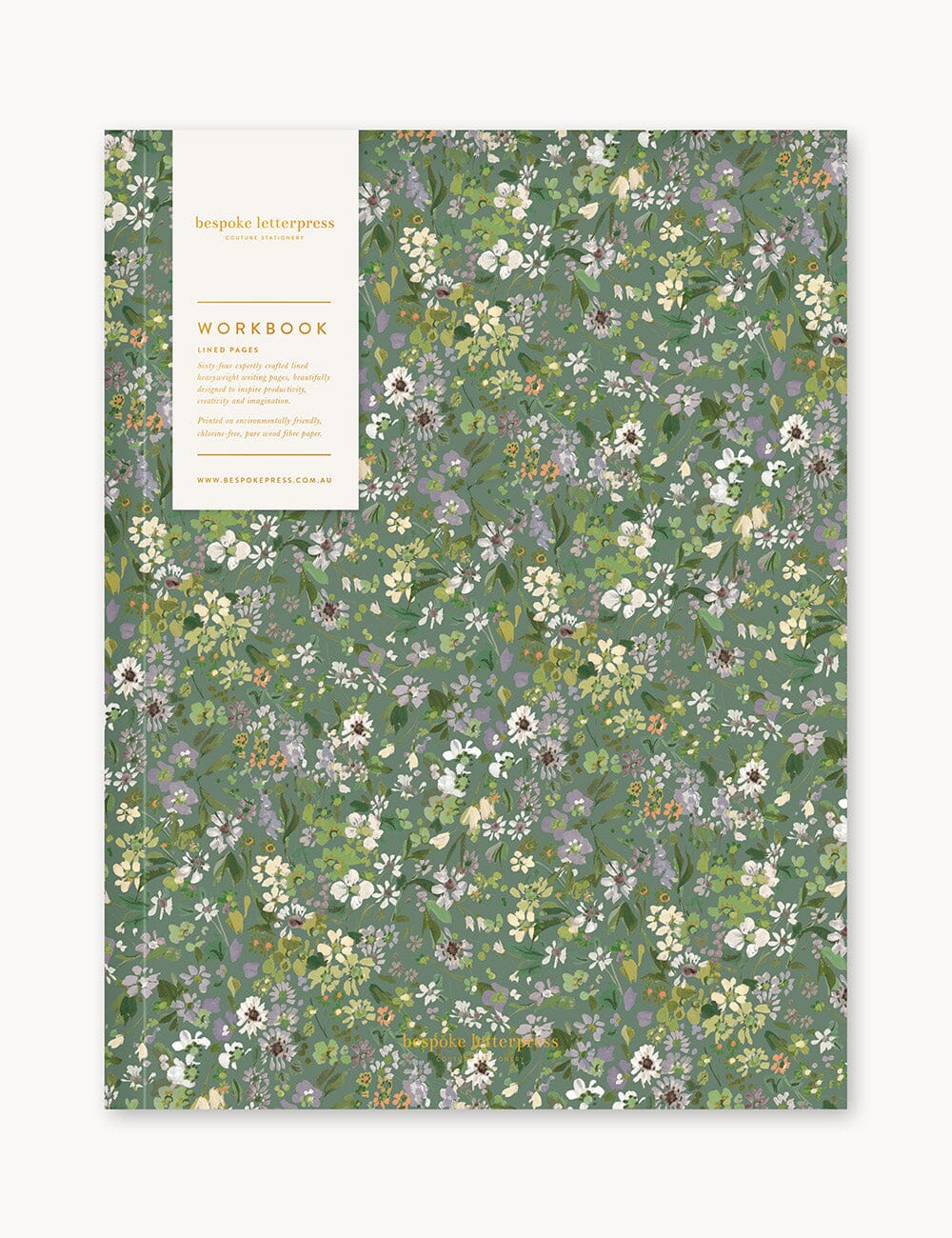 Summer Perennial Workbook Workbook Bespoke Letterpress 