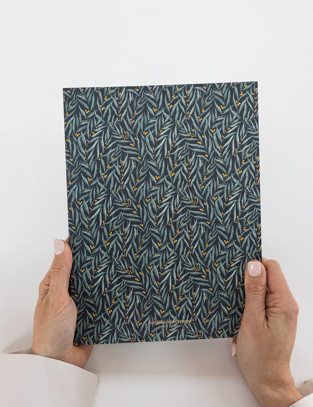Golden Wattle Workbook Workbook Bespoke Letterpress 