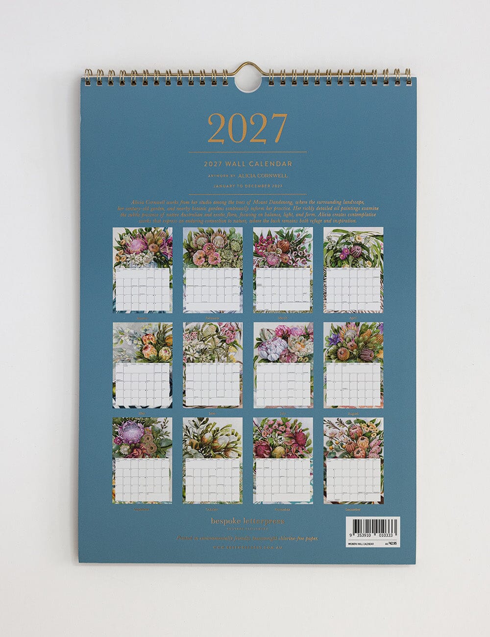 2027 Wall Calendar - Still Life