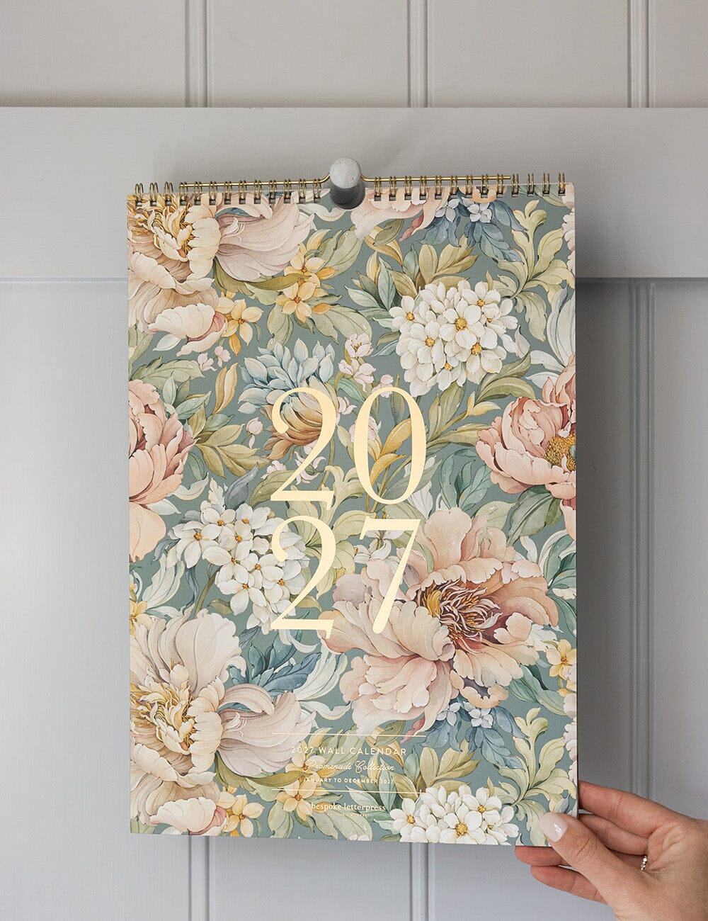 2027 Wall Calendar - Promenade Calendars Bespoke Letterpress 