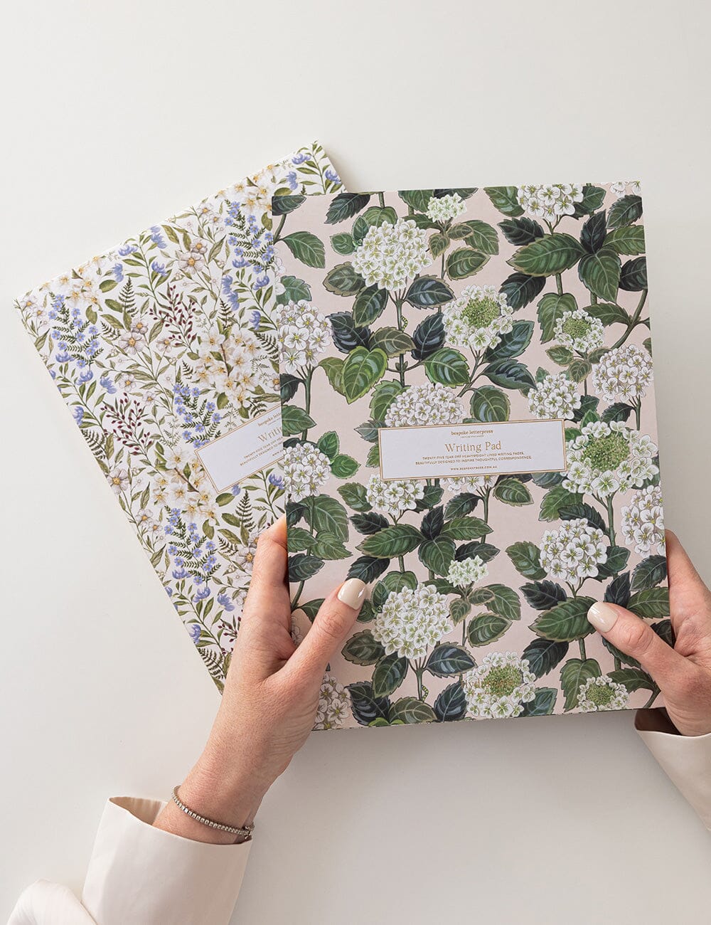 Hydrangea A4 Writing Pad