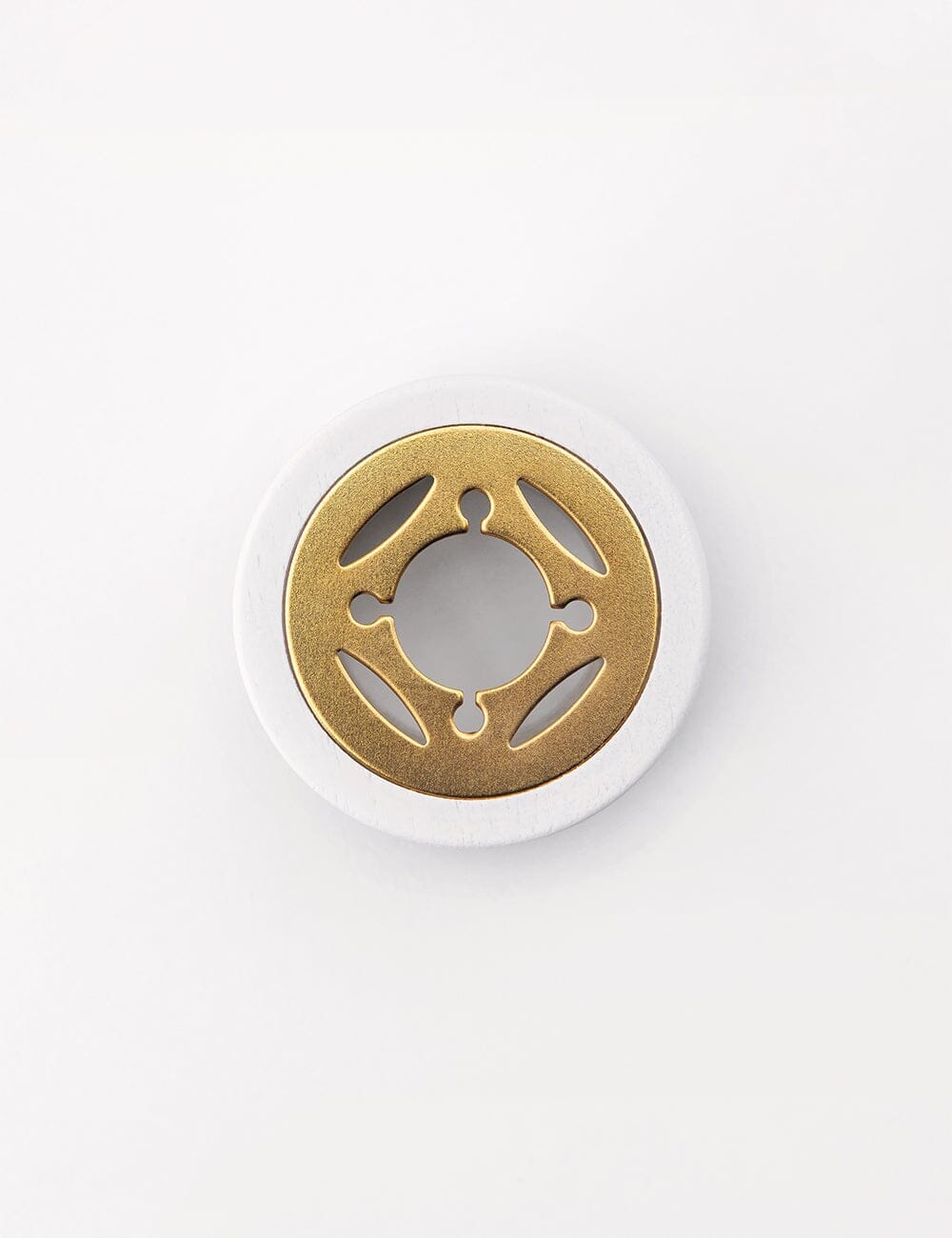 SECONDS SALE - Wax Bead Burner- White (Tarnished Metal) Desktop Stationery Bespoke Letterpress 