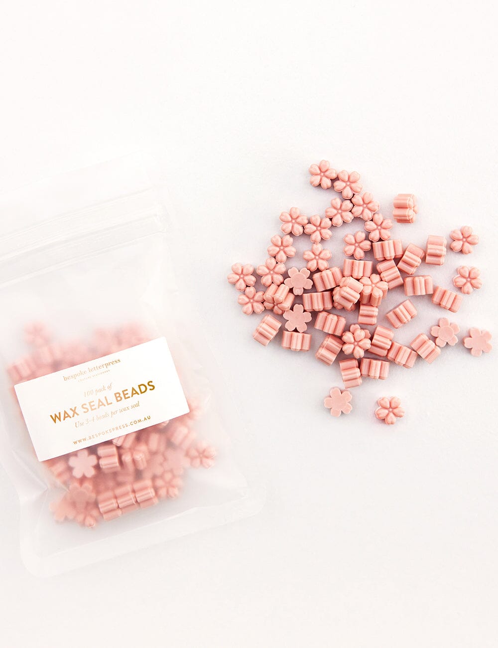 Wax Seal Beads - Peach