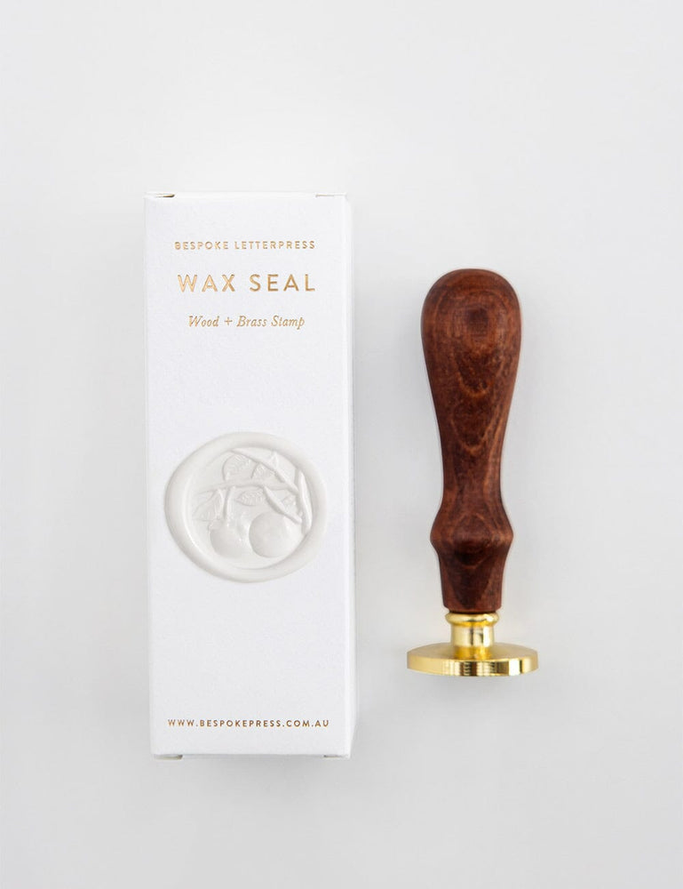 Wax Seal Stamp - Pomegranate External Bespoke Letterpress 
