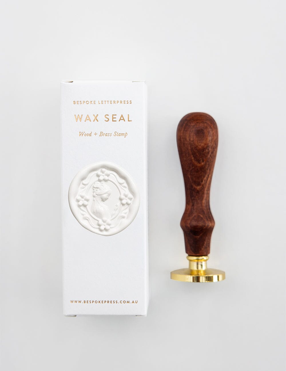 Wax Seal Stamp - Lady In Bloom Wax Seal Bespoke Letterpress 