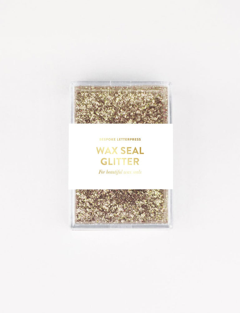 Wax Seal Glitter- Gold Wax accessories Bespoke Letterpress 