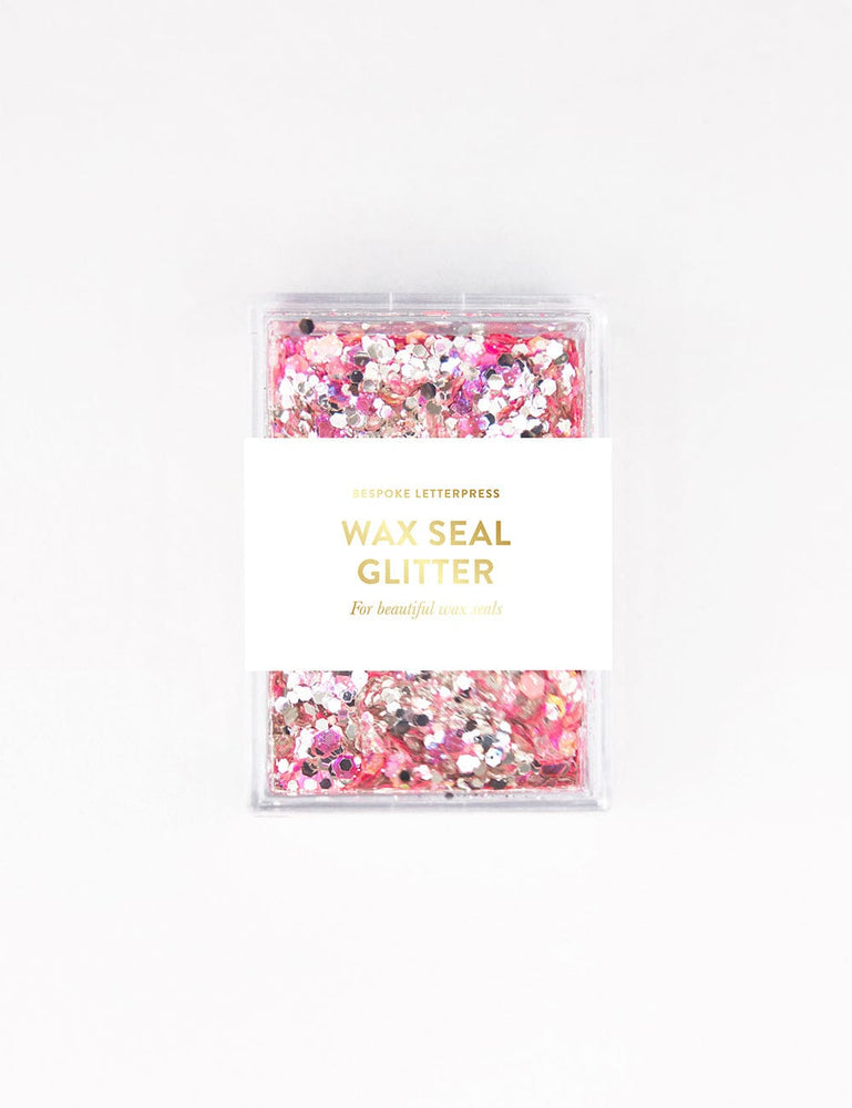 Wax Seal Glitter- Pink Blend Wax accessories Bespoke Letterpress 