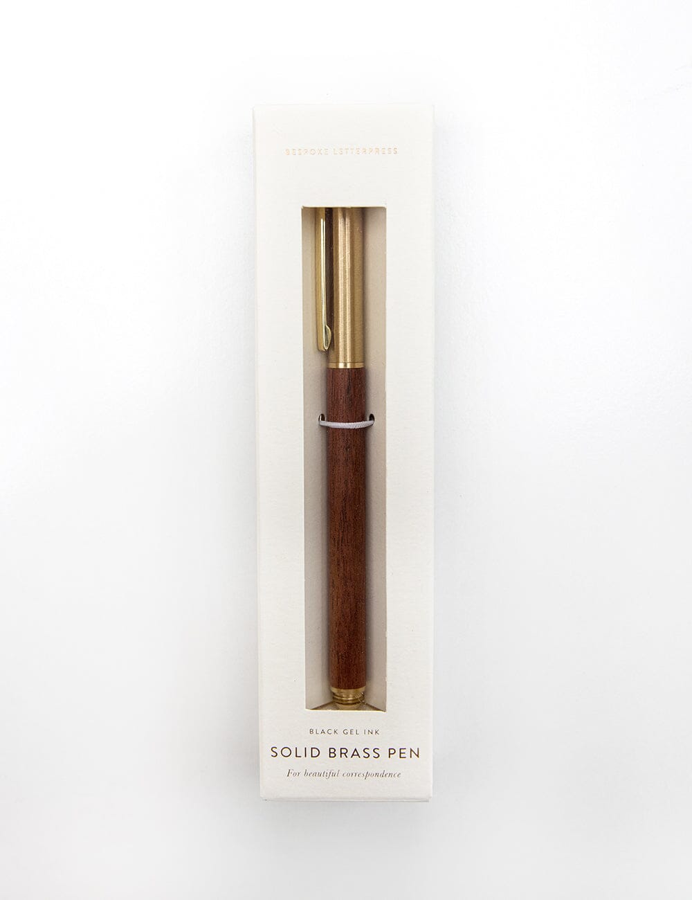 Wood Brass Pen (Boxed)